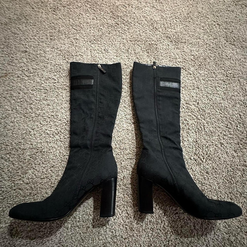 Vintage Gucci Horsebit Boots Size 8b Model 147686